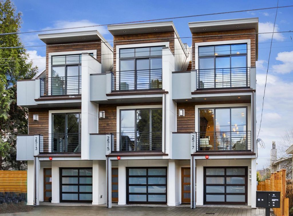 Three Modern Townhomes in the Heart of Ballard - Seattle Funding Group