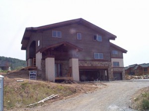Duplex construction just minutes from great skiing